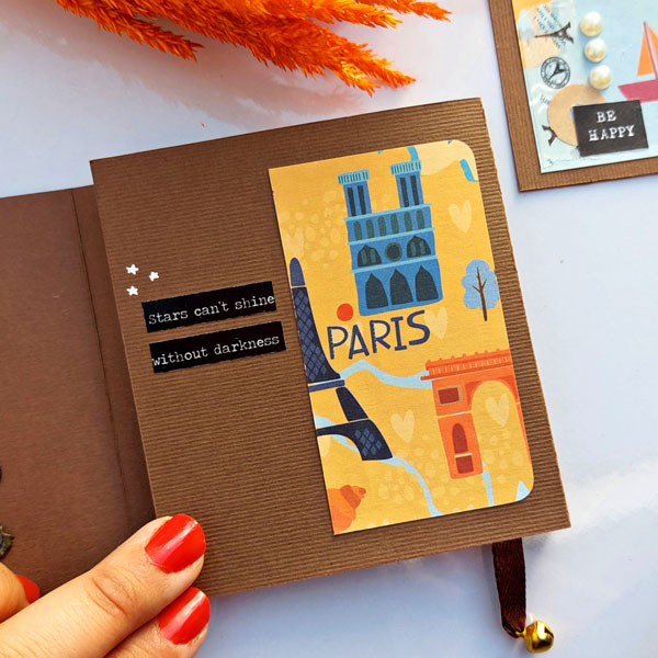 دفتر - دفترچه - دفتر دستساز - دفترچه دستساز - دفترچه طرح پاریس - دفترچه ژورنال - دفتر ژورنال - اسکرپ بوک